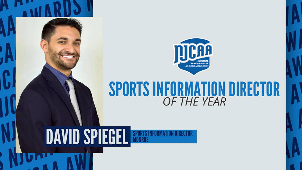 David Spiegel of Monroe College (NY) Named NJCAA Sports Information Director of the Year